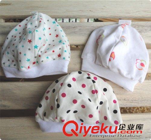寶寶帽子 洗發(fā)帽 廠家直銷 超柔軟印花春秋卡通全棉嬰兒帽子 純棉新生兒胎帽 熱銷