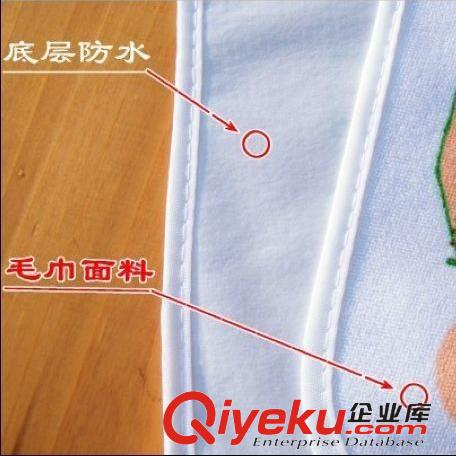 尿墊 尿布 尿褲 新生兒毛巾面加大防滑防漏可量身高防水嬰兒隔尿墊  60*75cm原始圖片2