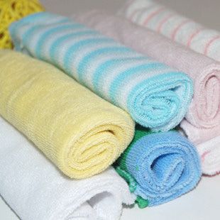 毛巾 浴巾  外貿(mào)原單嬰兒喂奶巾小毛巾 寶寶小方巾手帕  8條裝　招母嬰店代理原始圖片3