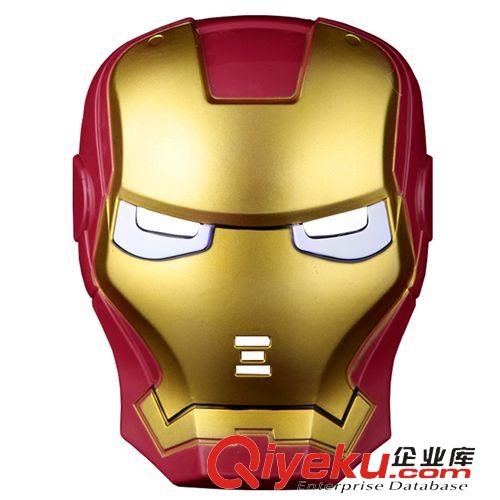 面具類 兒童 卡通 動漫 表演面具 帶燈 發(fā)光 鋼鐵俠面具玩具90g原始圖片2
