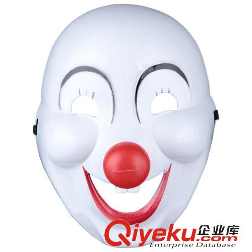 面具類 萬圣節化妝舞會面具 鬼節面具 小丑 裝扮 硬質塑料小丑面具46g原始圖片2