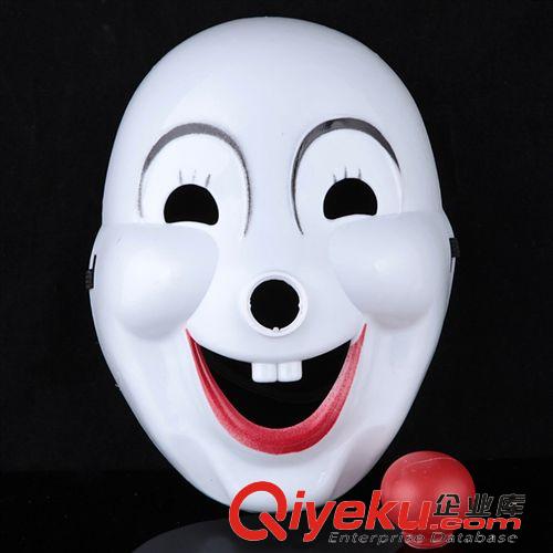 面具類 萬圣節化妝舞會面具 鬼節面具 小丑 裝扮 硬質塑料小丑面具46g原始圖片3