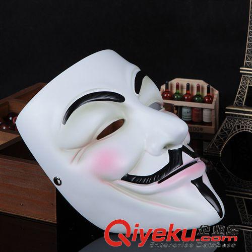 面具類 萬圣節(jié)廠家 直銷供應(yīng)gd精致樹脂 電影主題V字仇殺隊(duì)面具560g原始圖片3
