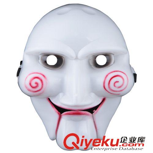 面具類 廠家直銷 暢銷款電鋸驚魂 電影主題 電鋸sr狂面具批發65g原始圖片2