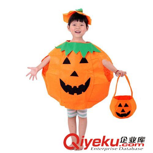 萬圣節(jié)服裝 萬圣節(jié)廠家 派對舞會服裝 成人兒童演出 萬圣節(jié)南瓜服 南瓜衣套裝原始圖片3