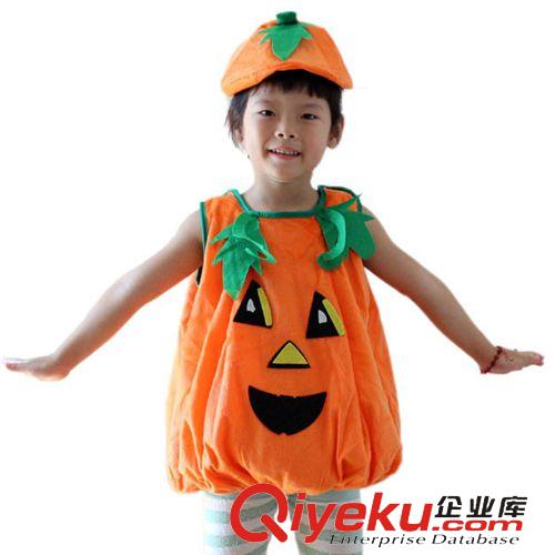 萬圣節(jié)服裝 萬圣節(jié)兒童服裝化妝舞會兒童演出服裝衣服南瓜帽南瓜衣造型服200g原始圖片3