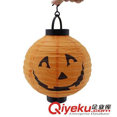 萬圣節用品 萬圣節廠家燈籠 酒吧場景裝飾杰克燈籠 可掛南瓜紙燈籠南瓜燈50g