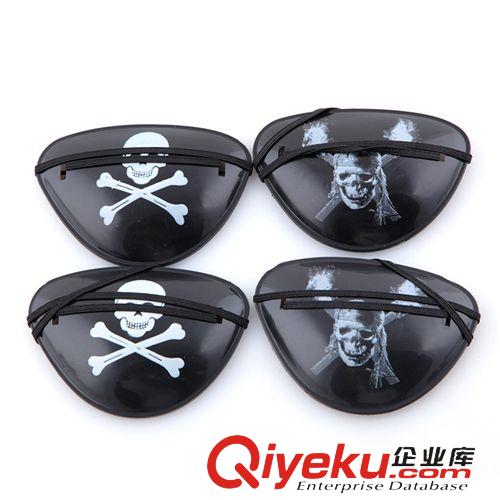 萬圣節(jié)用品 萬圣節(jié)廠家道具化妝舞會加勒比海盜配飾 海盜眼罩 獨眼龍眼罩7g原始圖片2