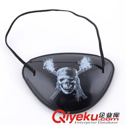 萬圣節(jié)用品 萬圣節(jié)廠家道具化妝舞會加勒比海盜配飾 海盜眼罩 獨眼龍眼罩7g原始圖片3