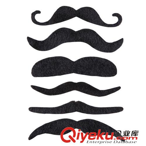 萬圣節用品 化裝舞會晚會游戲cos派對用品八字胡 假胡子 胡須細胡子男女款