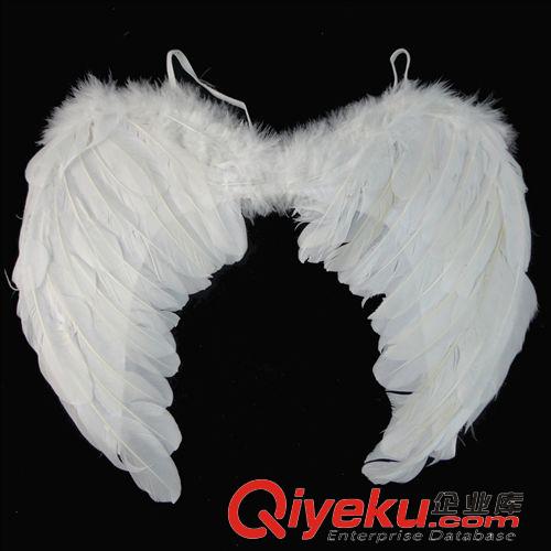 圣誕節(jié)用品 六一兒童節(jié)禮物天使翅膀 白色羽毛翅膀 天使羽毛翅膀原始圖片2