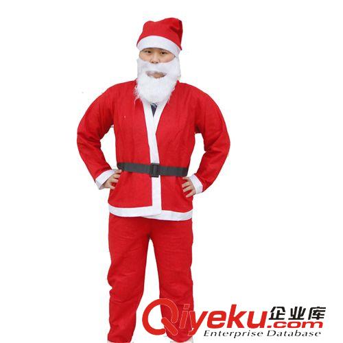 圣誕節用品 圣誕節服裝圣誕老人服裝 圣誕服裝成人圣誕衣服385g原始圖片2
