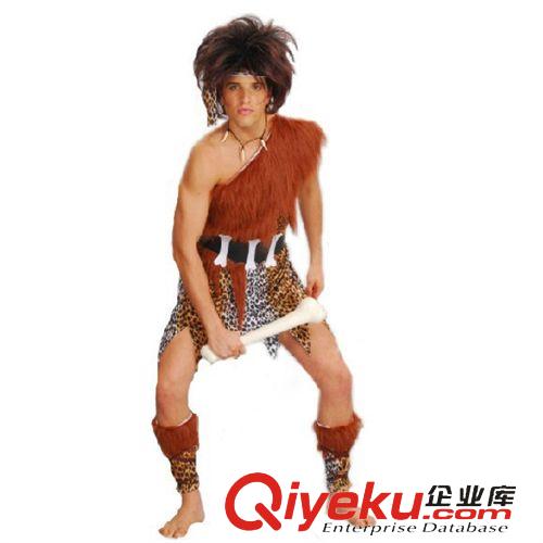 圣誕節(jié)用品 COS服裝萬圣土著人服裝印第安豹紋印第安人衣服野人衣服302g原始圖片3