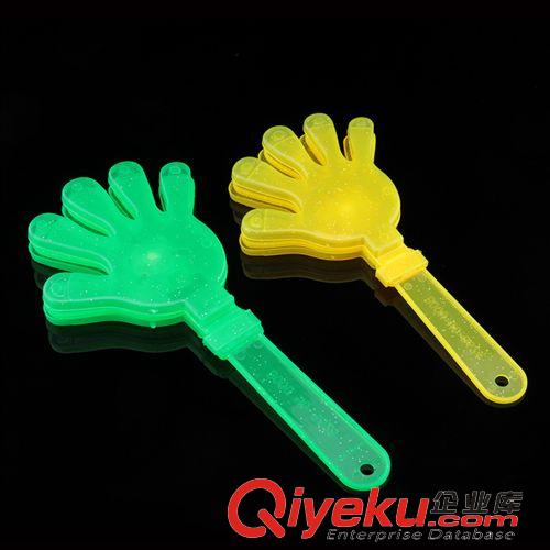 兒童玩具 氣氛道具 鼓掌道具 閃光拍手器 發光拍拍手手掌拍50g原始圖片2