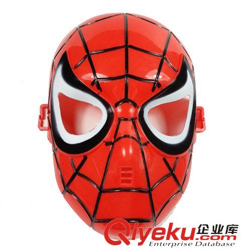 兒童玩具 萬圣節(jié)廠家用品兒童面具化妝舞會(huì)面具動(dòng)漫卡通 普通蜘蛛俠面具30g原始圖片2