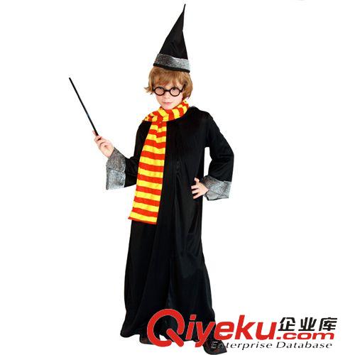 兒童玩具 COS萬圣節舞會服裝兒童表演服魔法師345g 哈利波特衣服B  0029原始圖片3