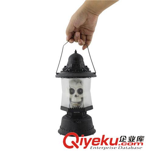 夜燈系列 萬圣節(jié)廠家道具 鬼屋道具 鬼怪電動搞笑玩具 電動鬼叫大鬼燈325g原始圖片2