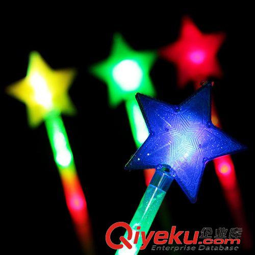 夜燈系列 演唱會(huì)酒吧聚會(huì)發(fā)光道具 電子熒光棒 超大五角星熒光棒35g原始圖片3