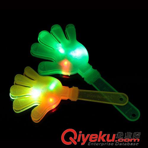 新奇玩具 氣氛道具 鼓掌道具 閃光拍手器 發(fā)光拍拍手手掌拍50g原始圖片3