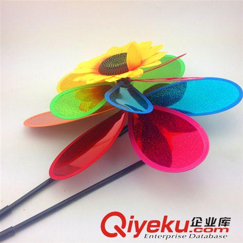風(fēng)車 廠家批發(fā)兒童風(fēng)車 雙層亮片太陽(yáng)花玩具風(fēng)車 七彩大風(fēng)車批發(fā) 熱銷原始圖片3