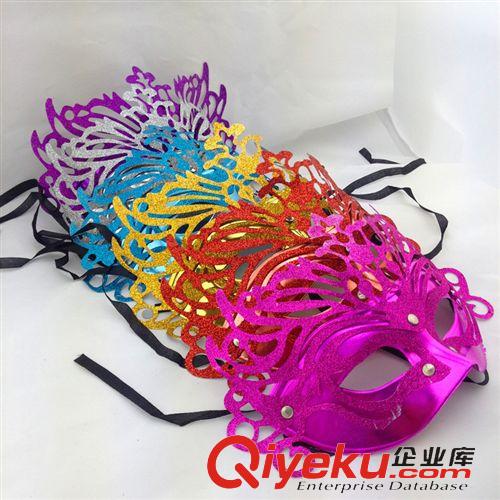 舞會(huì)面具 廠家直銷經(jīng)典款金粉hg男士舞會(huì)面具 wns面具 兒童面具質(zhì)量好原始圖片2