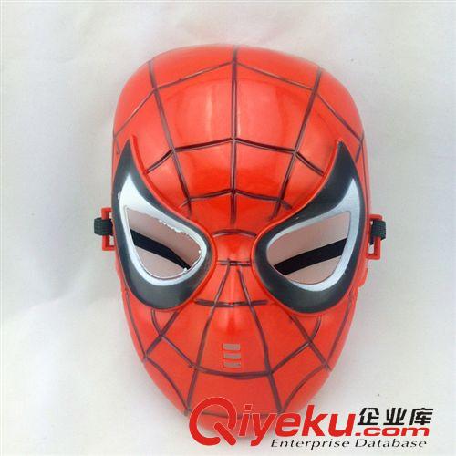 舞會面具 廠家批發 HM-002 圣誕節表演用品卡通面具 加厚塑料蜘蛛俠面具原始圖片2