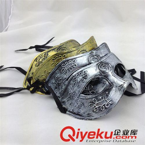 清倉tj 【tj】廠家批發(fā)士復(fù)古希臘羅馬斗士化妝舞會面具 wns面具原始圖片2