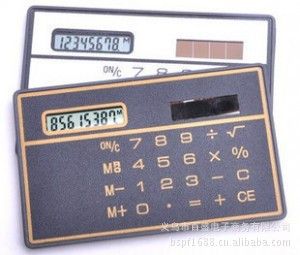 計(jì)算器 N008 趣味辦公用品 太陽能計(jì)算器 迷你卡片計(jì)算器 計(jì)算器批發(fā)