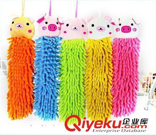 擦手巾 H037 批發(fā)供應 冬季新款卡通可掛式雪尼爾珊瑚蟲多用擦手巾 毛巾原始圖片2