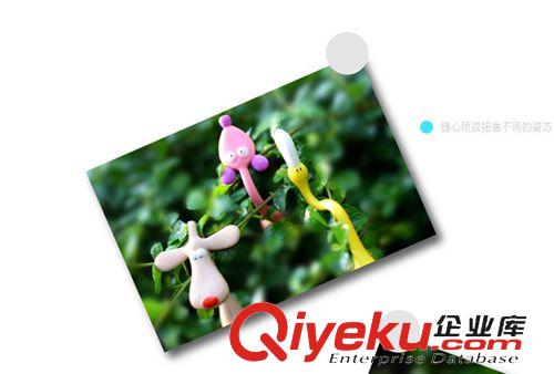 圓珠筆、中油筆 L078 韓版文具 卡通圓珠筆 彎曲動物筆(混色)原始圖片3