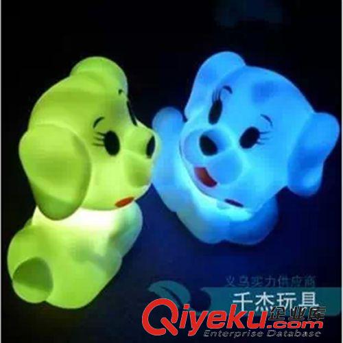 七彩小夜燈 卡通寵物狗夜燈 女生生日禮品 酒吧房間兒童裝飾燈 地攤熱賣批發原始圖片3