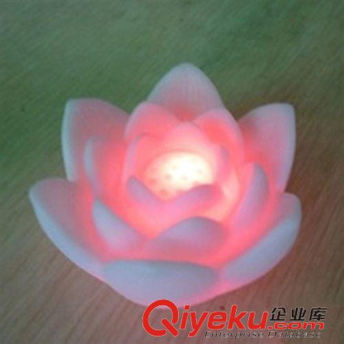 七彩小夜燈 七彩蓮花小夜燈 LED室內(nèi)照明燈 家庭裝飾用品生日禮品 廠家直銷原始圖片2