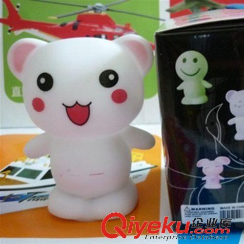 七彩小夜燈 創(chuàng)意七彩開心熊小夜燈 發(fā)光夜市小玩具熱賣 義烏地?cái)傌浽磁l(fā)原始圖片3