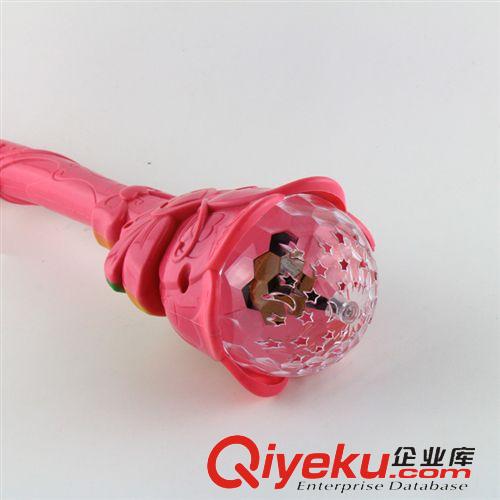 發光玩具 兒童發光玩具批發地攤貨源 電動音樂魔法棒 投影滿天星閃光棒原始圖片2