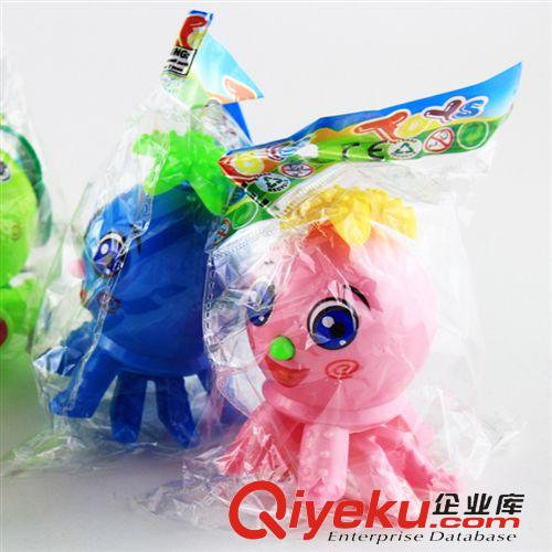 上鏈\發(fā)條玩具 發(fā)條可愛(ài)卡通八爪魚(yú) 小章魚(yú) 會(huì)橫著走 兒童上鏈玩具地?cái)偀豳u批發(fā)原始圖片3