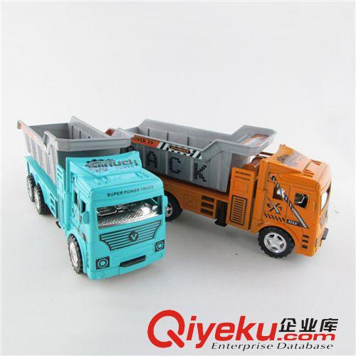 回力\滑行\(zhòng)慣性 玩具2014新品 慣性貨車拖斗工程車 義烏兒童玩具廠地?cái)偱l(fā)原始圖片3