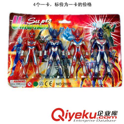 模型玩具 熱賣4個(gè)裝奧特曼系列模型玩具 兒童玩具 2元店地?cái)偼婢吲l(fā)