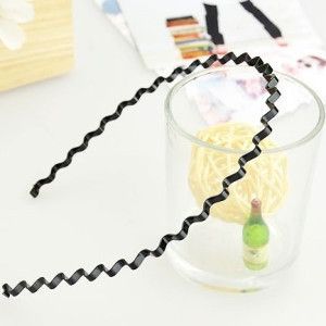 韓國飾品 2元飾品批發 淘寶熱銷 韓國飾品批發 男女通用波浪形金屬發箍原始圖片2