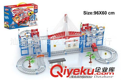 主推產品 太空軌道  云霄飛車  空間想象益智積木玩具 231-7  （七級）