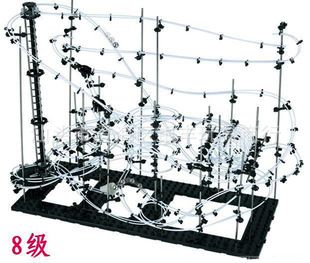 主推產(chǎn)品 益智拼裝太空軌道 云霄飛車 空間想象益智積木玩具 231-8（八級）原始圖片3