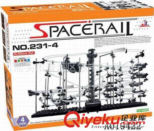 熱銷產品 廠批 太空軌道 云霄飛車 空間想象拼裝益智積木玩具 231-2 二級原始圖片3