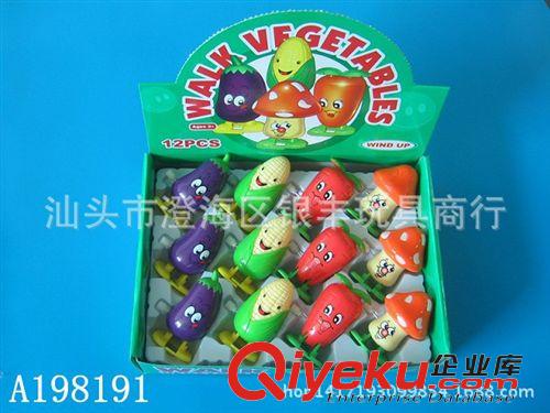 整蠱.趣味.萬圣節(jié)玩具 廠家直銷 上鏈?zhǔn)卟擞衩?蘿卜.蘑菇.茄子  上鏈走路趣味蔬菜玩具原始圖片2