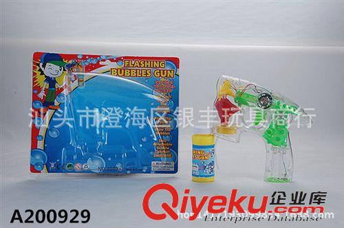 夏天玩具 全自動透明1燈全自動泡泡槍  兒童玩具泡泡槍原始圖片2