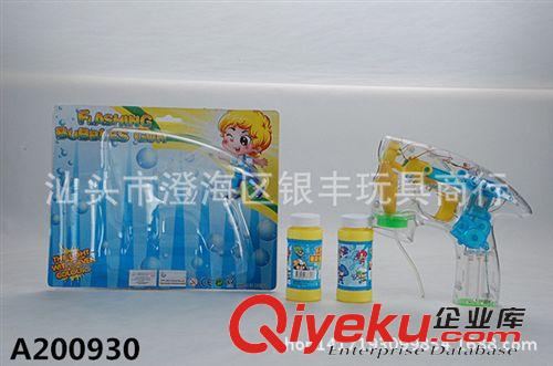 夏天玩具 全自動透明1燈全自動泡泡槍  兒童玩具泡泡槍原始圖片3