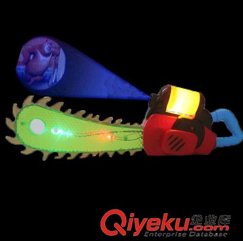 動畫片周邊玩具 光頭強投影電鋸熊出沒發(fā)聲發(fā)閃光音樂地攤熱賣小孩玩具吊掛板批發(fā)原始圖片3