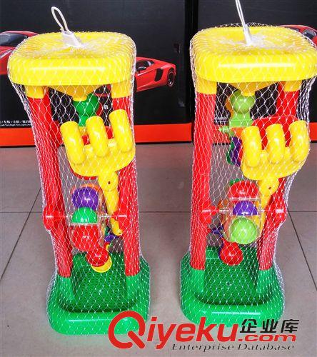 夏天玩具 魚三行塑料沙漏夏天玩具系列特大號兒童沙灘玩具套裝地攤熱賣批發(fā)原始圖片2