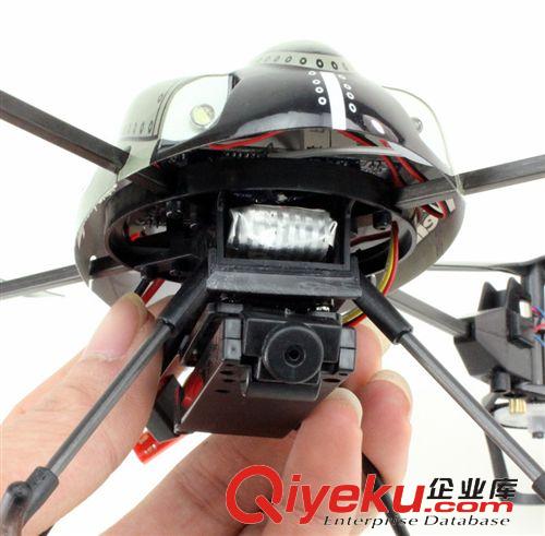 2014新品推薦 V959{zx1}四軸航拍ykfj 2.4G UFO飛行器可掛載攝像機(jī)其他功能