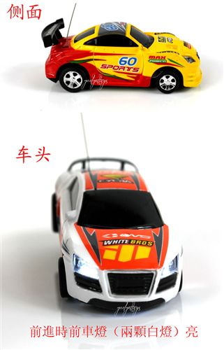 遙控車模 8款1:63迷你遙控車模 快速充電賽道游戲 4頻率多人競技 優(yōu)質(zhì)推薦原始圖片3