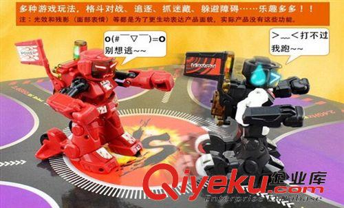 新奇特玩具 14年新品熱銷 2.4G對戰(zhàn)機器人閃燈指示 擂臺競技兒童遙控玩具批發(fā)原始圖片3