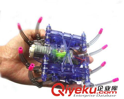 電動(dòng)玩具 DIY拼裝蜘蛛機(jī)械人 科技制作電動(dòng)爬行機(jī)器人 自裝蜘蛛形動(dòng)手玩具原始圖片2